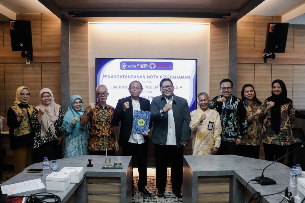 Unpas dan Ombudsman RI Tandatangani MoU untuk Tingkatkan Kualitas Pelayanan Publik