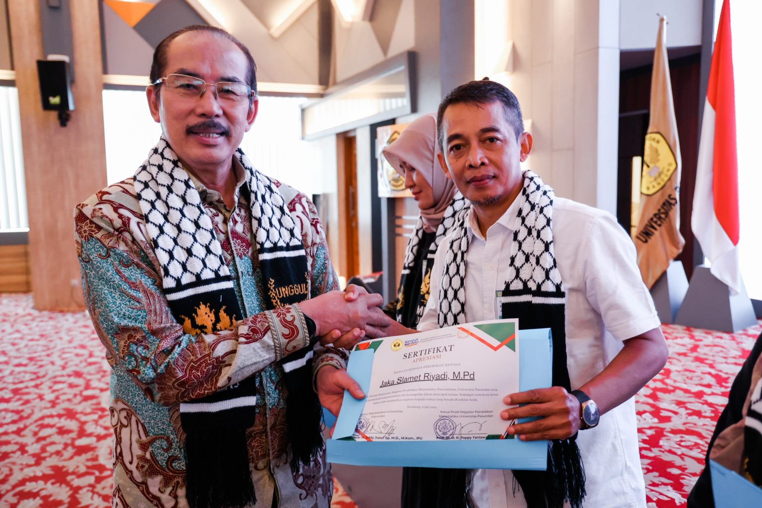 IKA MPM Unpas Gelar Silaturahmi Sekaligus Beri Santunan untuk Palestina