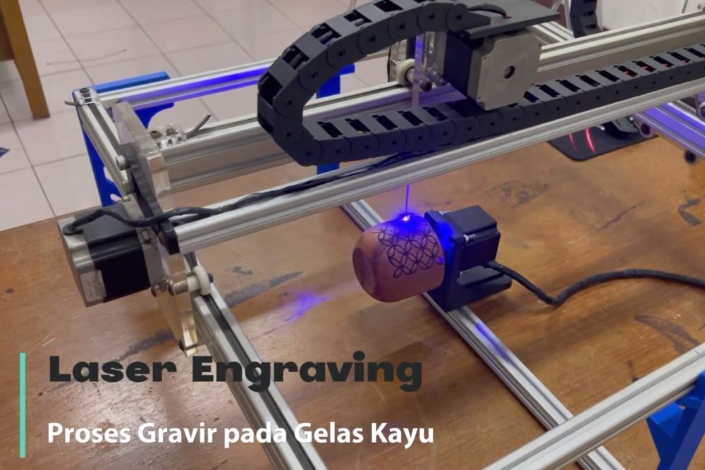 Mahasiswa Teknik Mesin Unpas Buat Mesin Laser Engraving