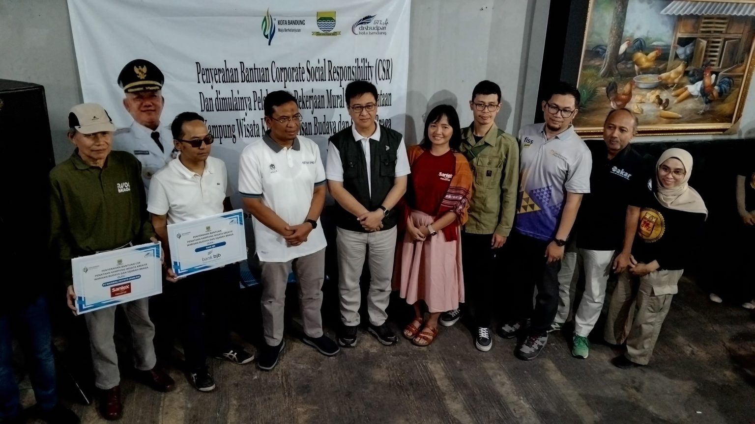 Percantik Kawasan Gang Braga, Disbudpar Kota Bandung Gandeng DKV Unpas