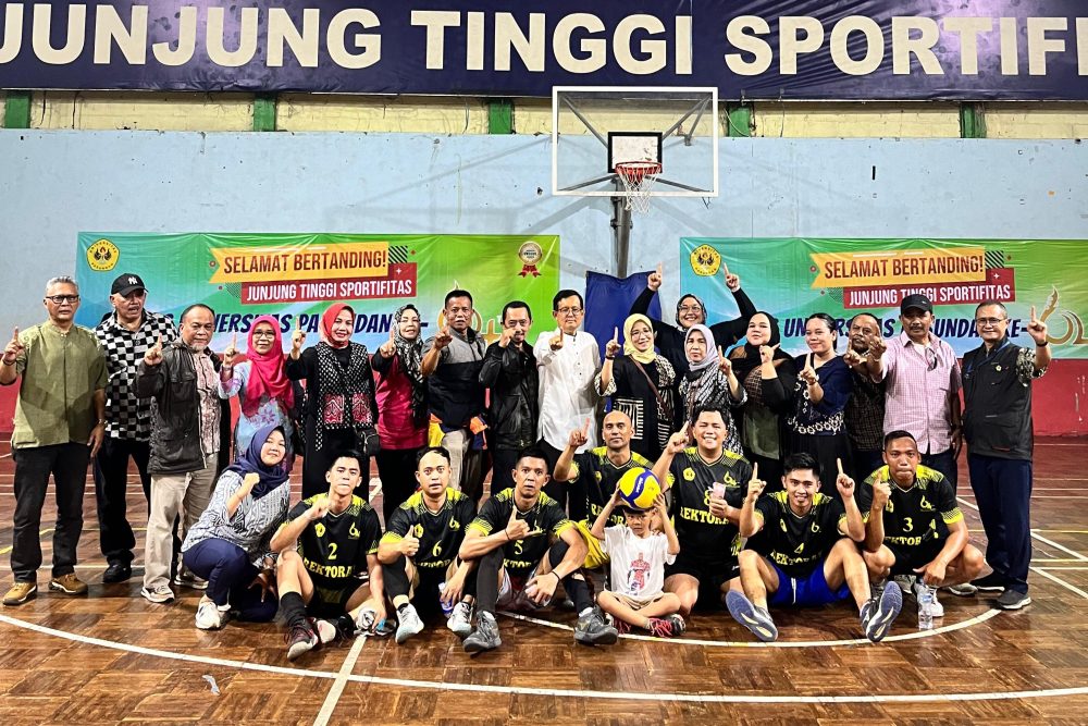 Final Voli Dies Natalis ke-64 Unpas, Rektorat Putri dan Putra Juara 1