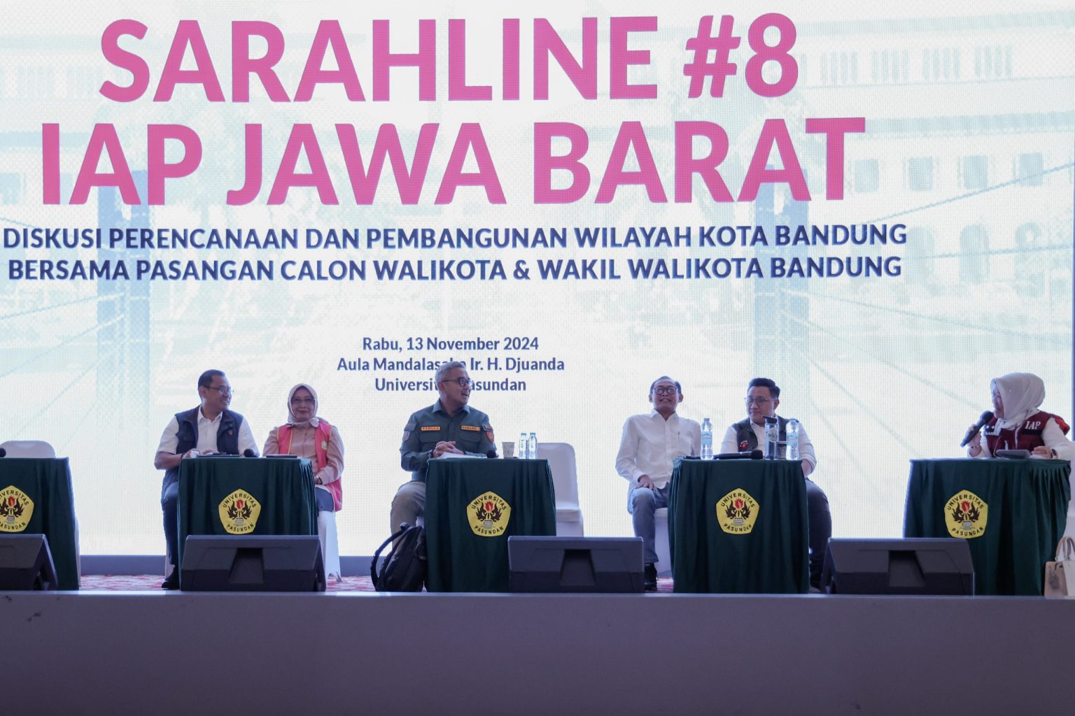 Unpas Fasilitasi Diskusi Paslon Walkot Bandung Terkait Perencanaan dan Pembangunan Wilayah