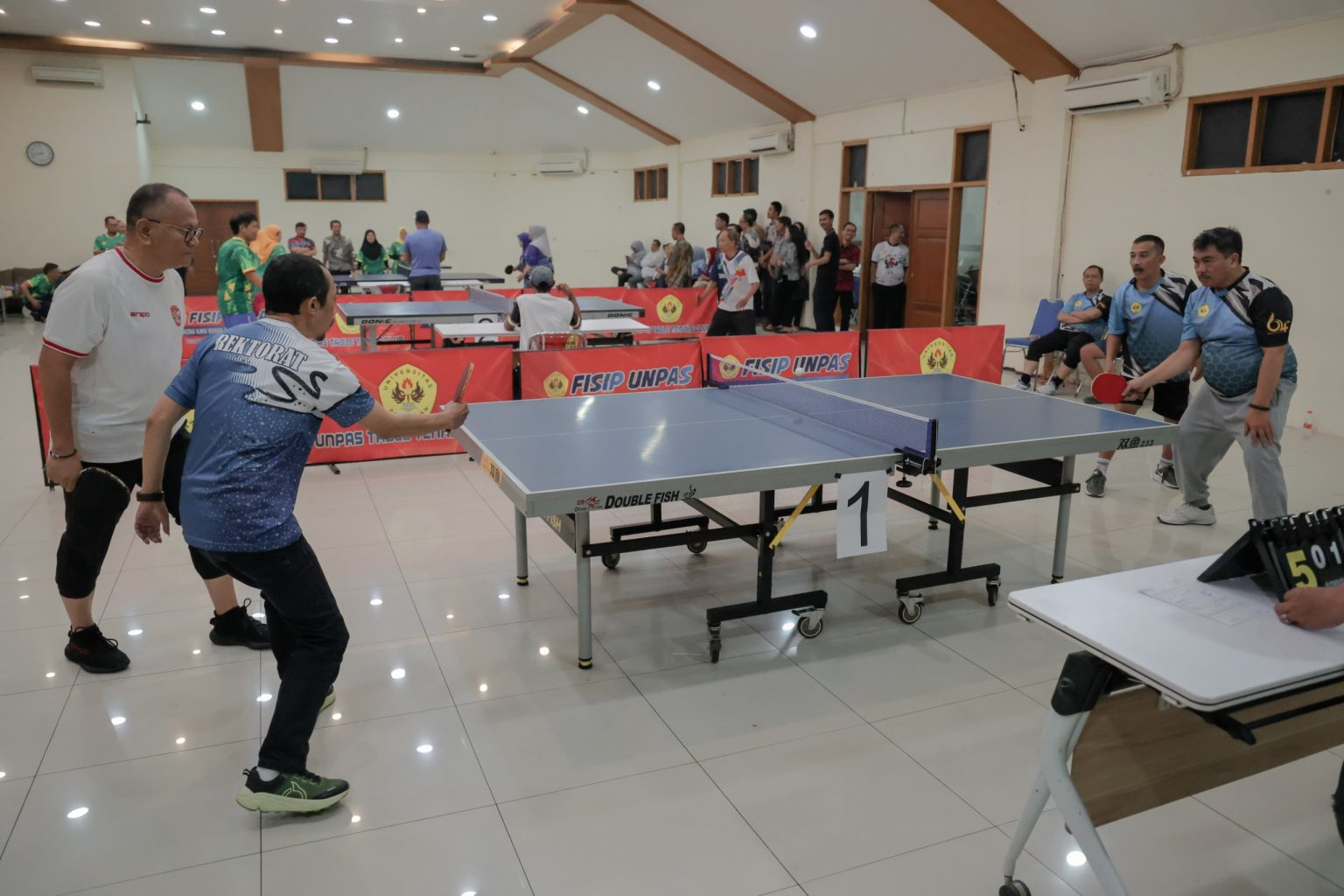 Jalin Silaturahmi dan Solidaritas Melalui Pertandingan Tenis Meja Dies Natalis Unpas