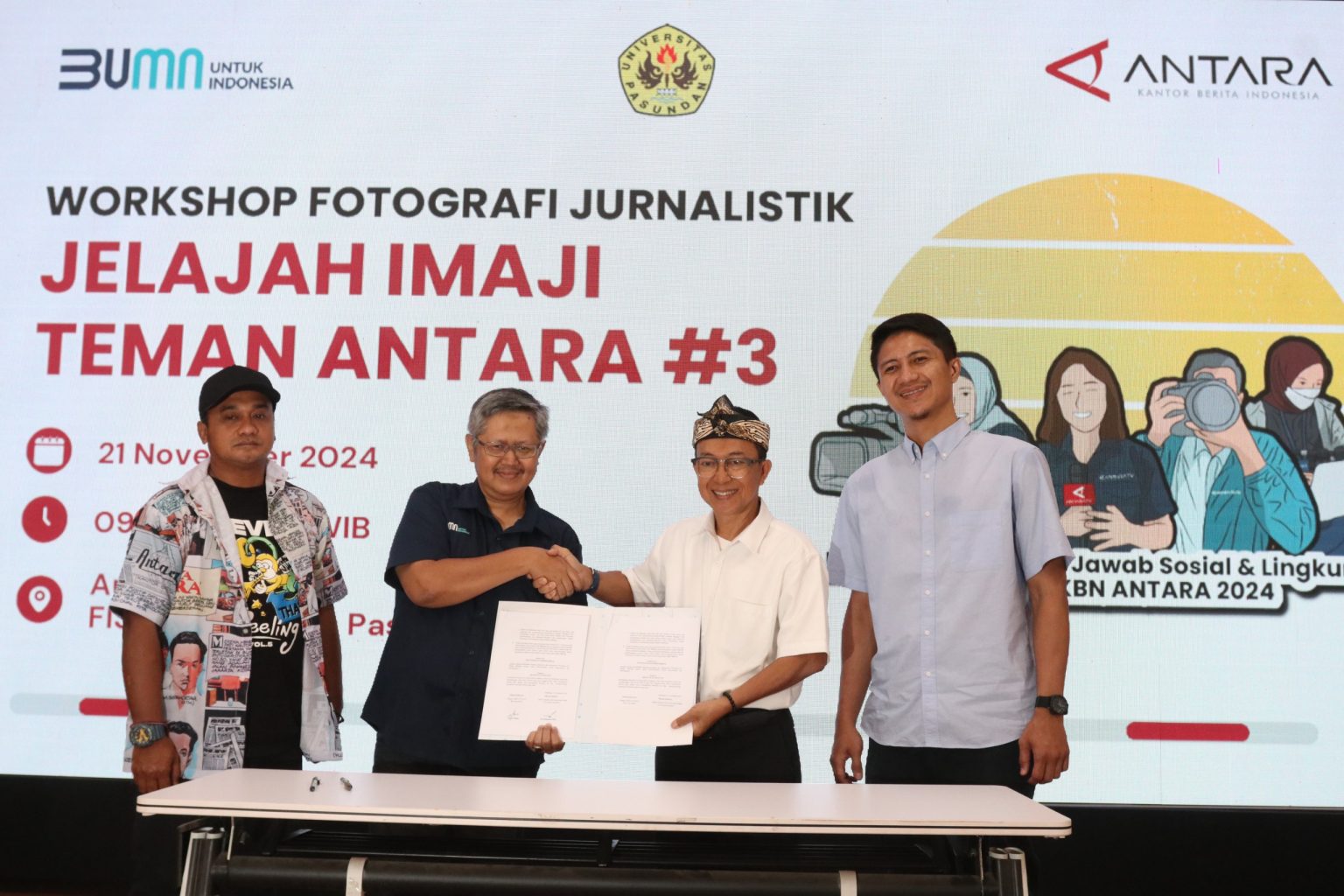 Mahasiswa Unpas Ikuti Workshop Fotografi Jurnalistik dari LKBN Antara