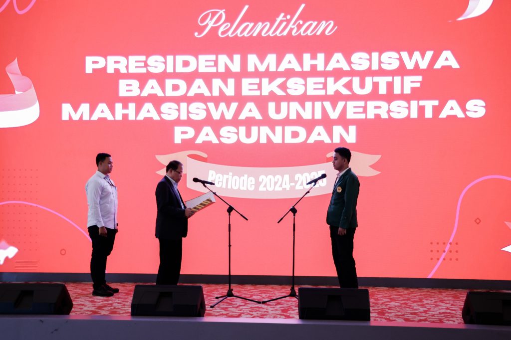 Rendy Mahasiswa FISIP Unpas Dilantik Menjadi Presma BEM Periode 2024-2025