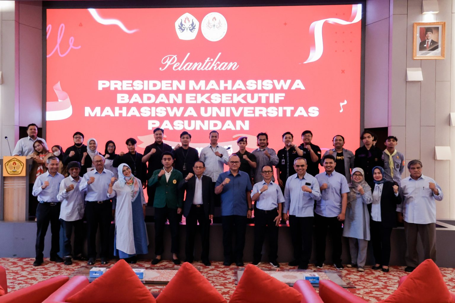 Rendy Mahasiswa FISIP Unpas Dilantik Menjadi Presma BEM Periode 2024-2025