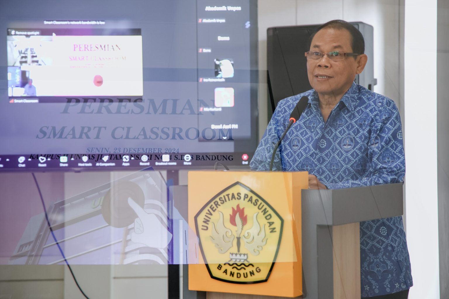 Unpas Hadirkan Smart Classroom, Fasilitas Baru untuk Pembelajaran Mahasiswa dan Penelitian