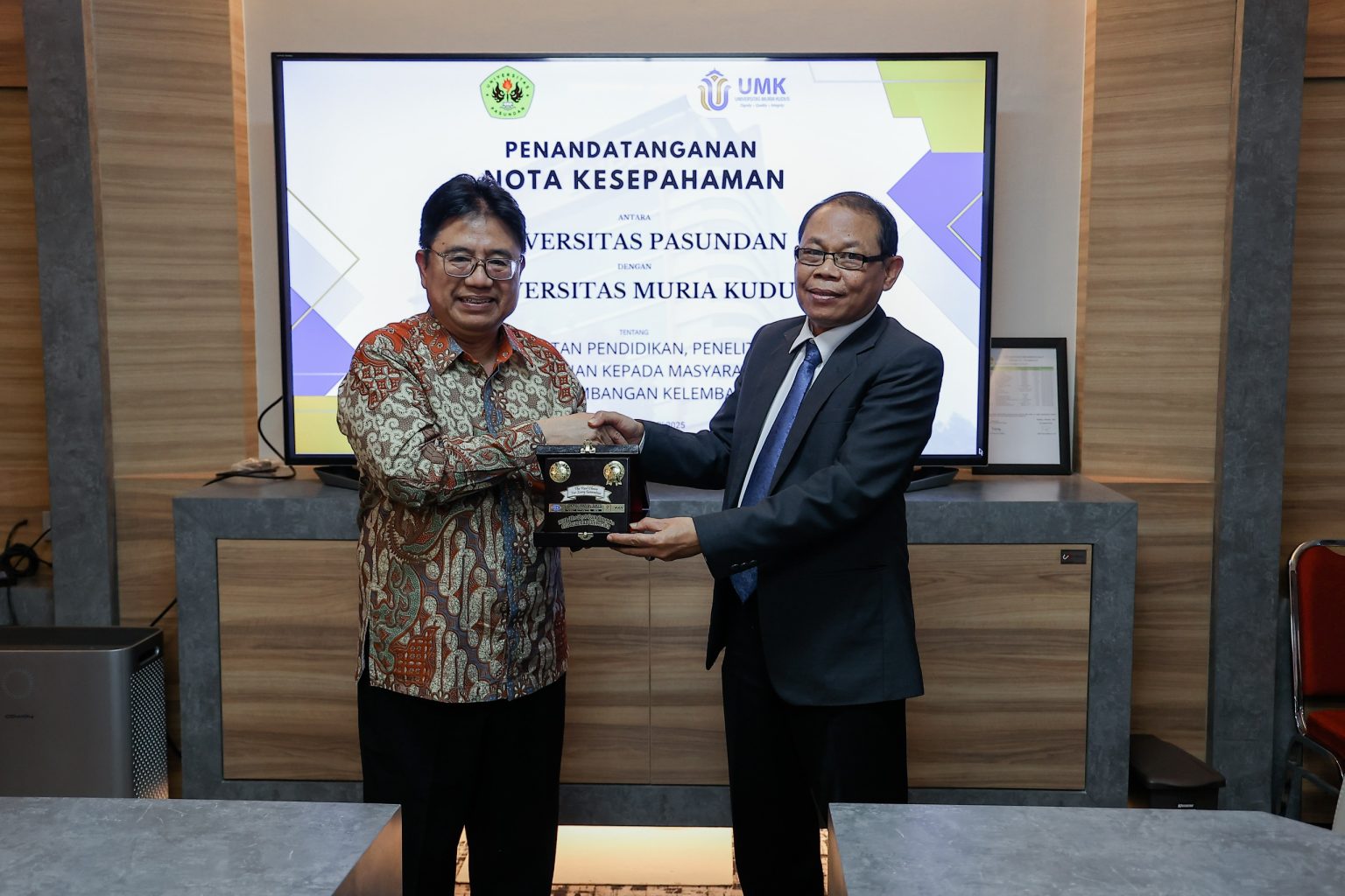 Unpas dan Universitas Muria Kudus Perkuat Kerjasama di Bidang Pendidikan dan Penelitian