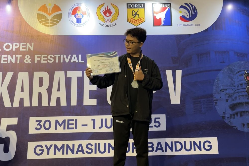Atlet Karate KOM Unpas Borong Medali di UPI Karate CUP V 2025