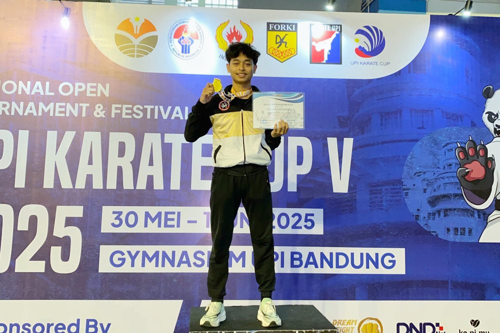 Atlet Karate KOM Unpas Borong Medali di UPI Karate CUP V 2025
